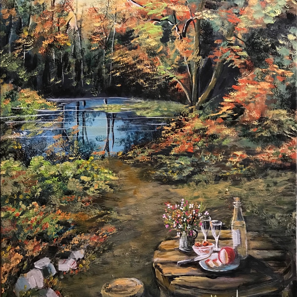 Original acrylic painting